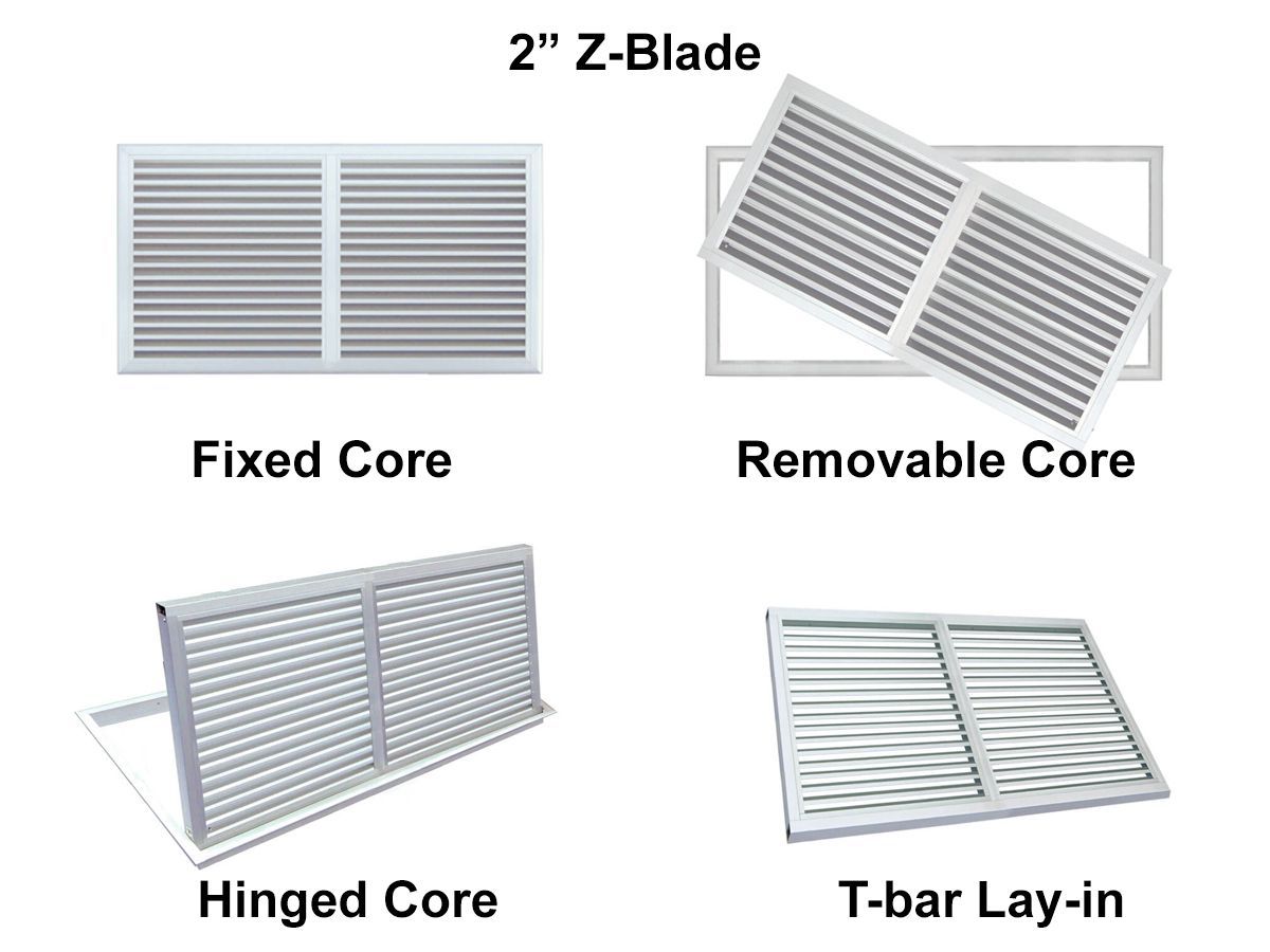 air grille 2" blade