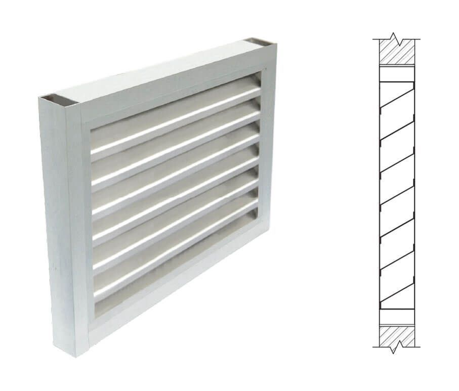 air louver 1 bank