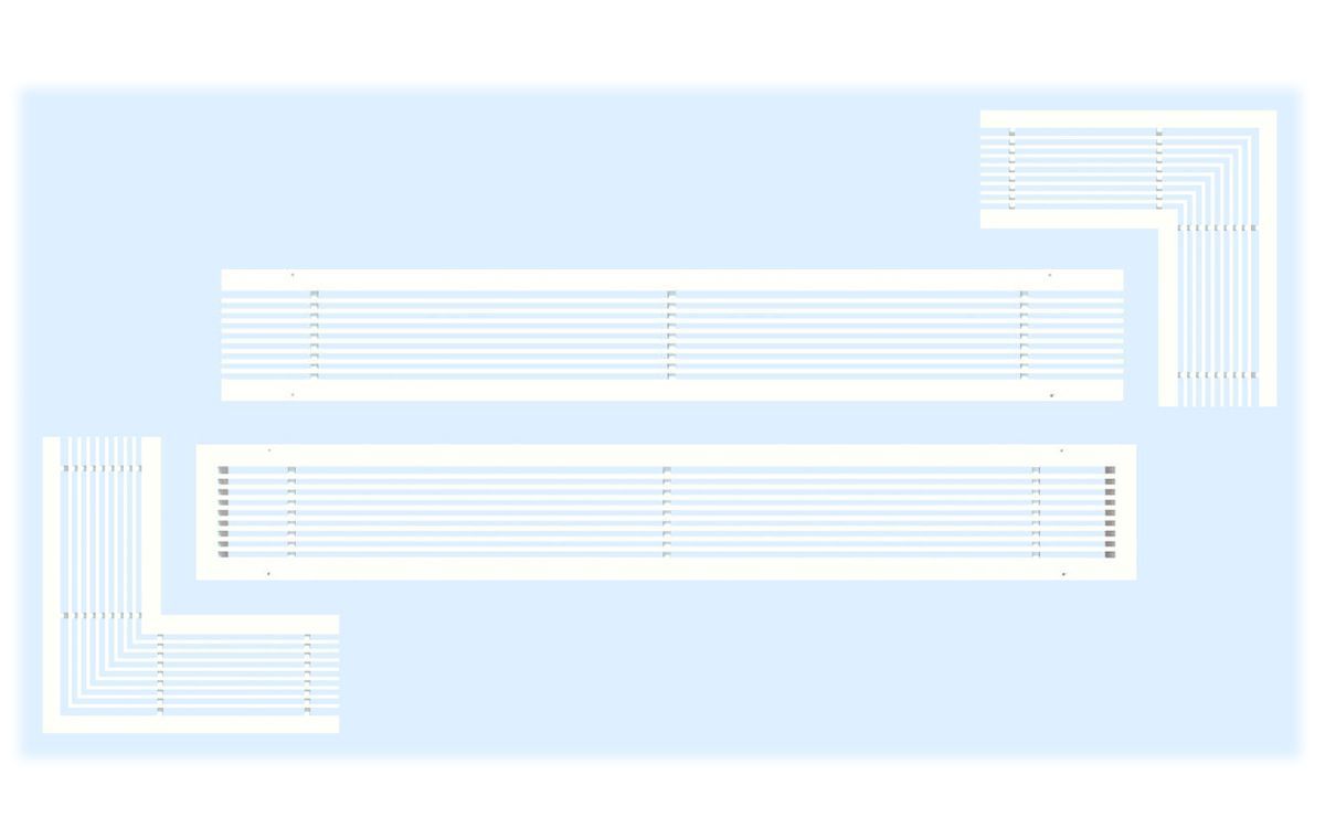 linear bar grille