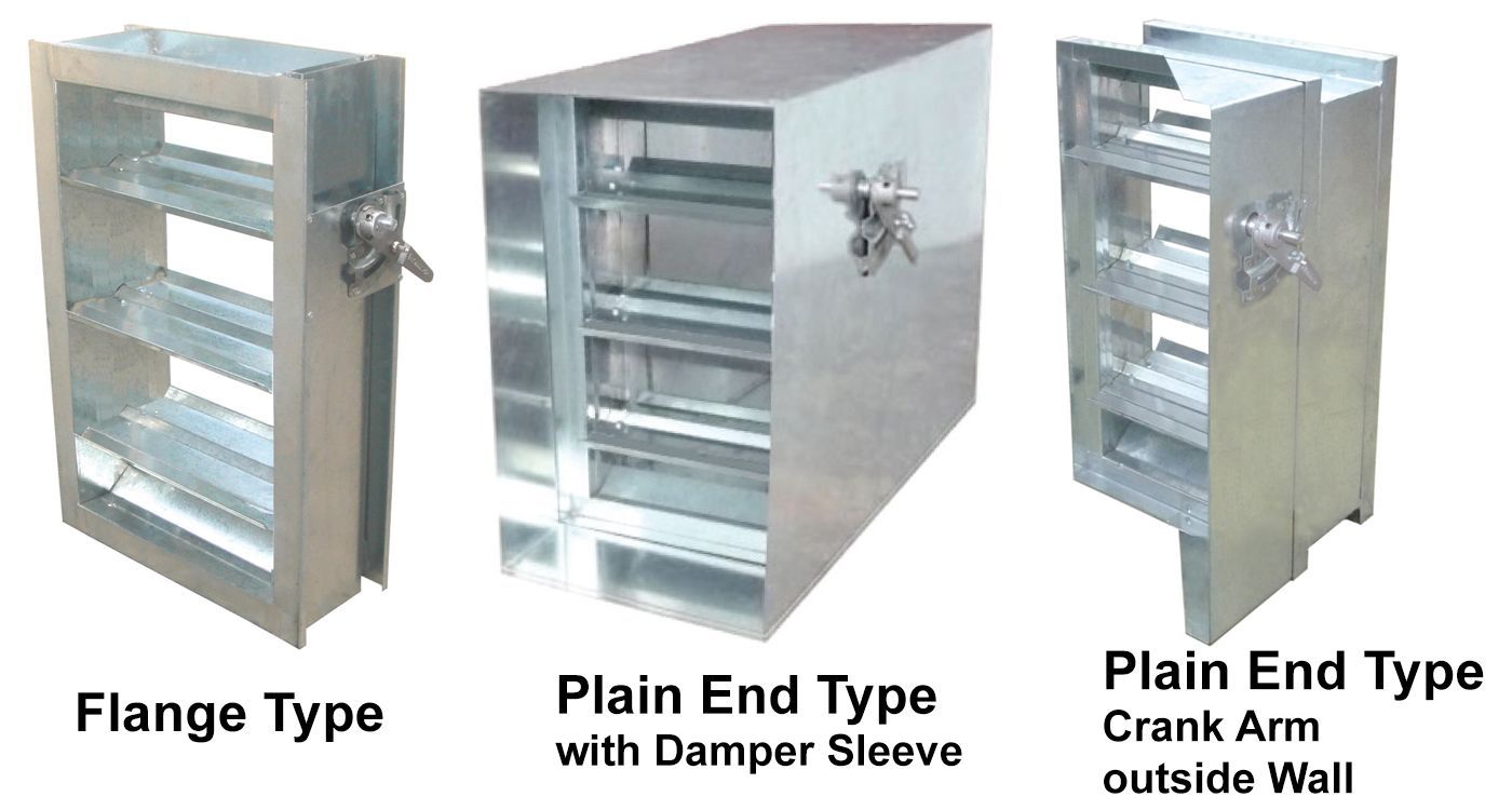 volume damper, ordinary